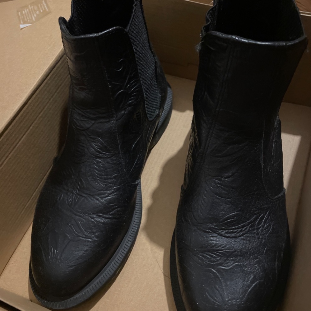 Dr. Martens Floral Embossed Chelsea Bootie - image 2